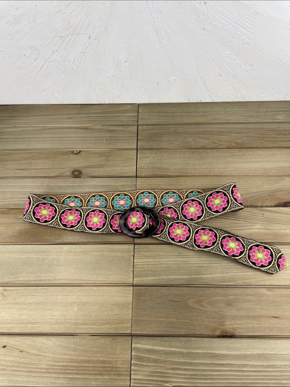 Hadley Pollet Reversible Floral Belt
